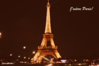 My teeny weeny attempt to capture a bit of the Eiffel tower's magic